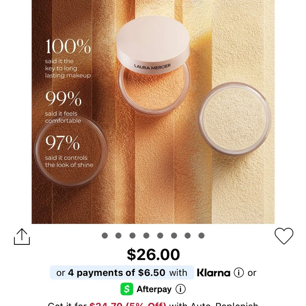 *SALE* Laura Mercier Loose Setting Powder *USED TWICE* - Picture 3 of 13